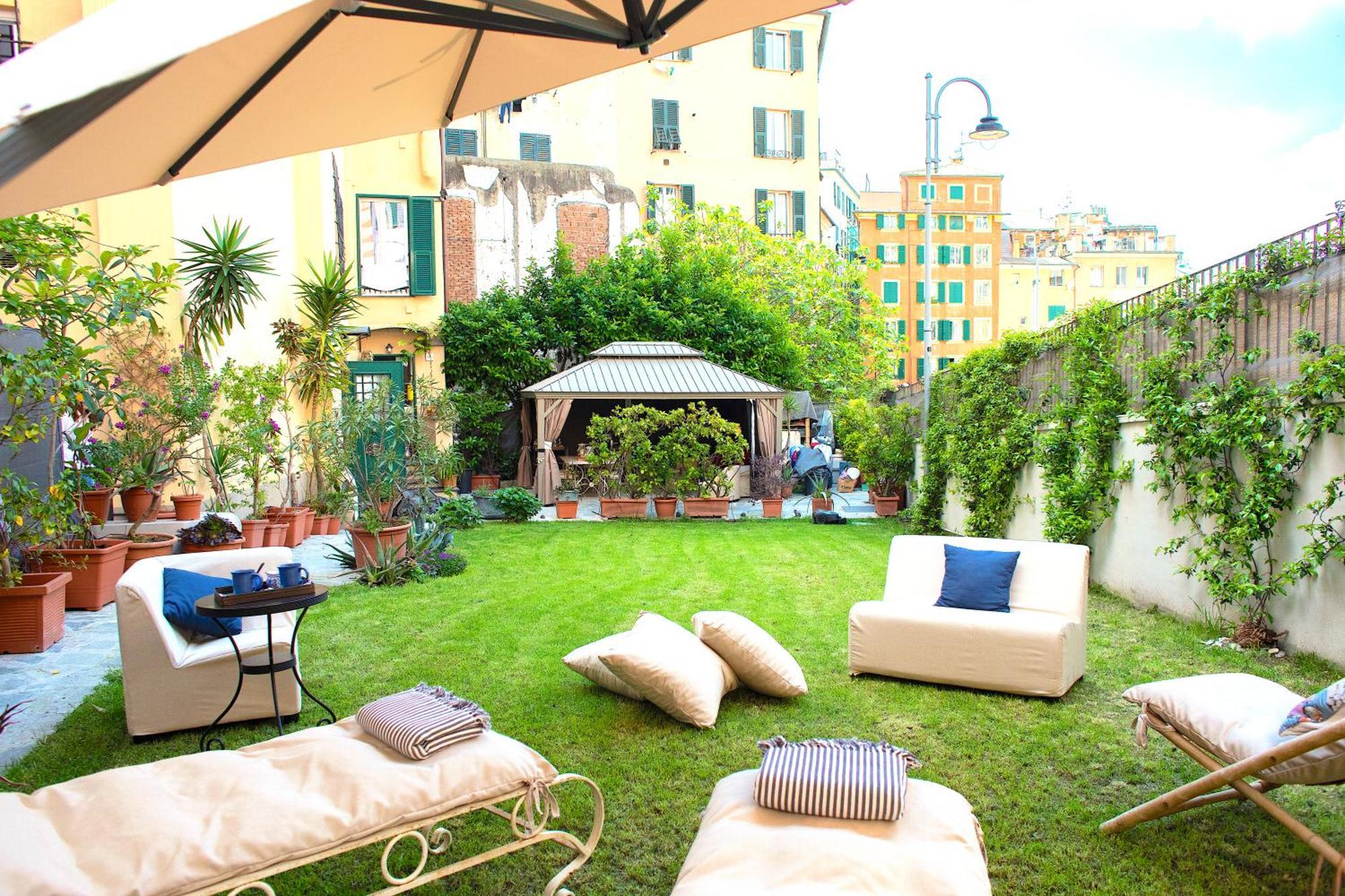 Giardino In Centro Storico -Appartamento Con Giardino, Genova Centro Storico, Acquario Экстерьер фото